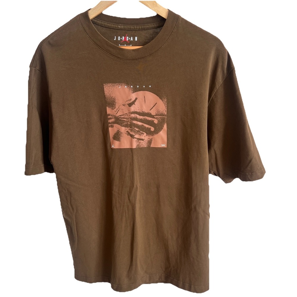 Air Jordan Essentials Statement 85 Brown Shirt Nike Mens Size Medium